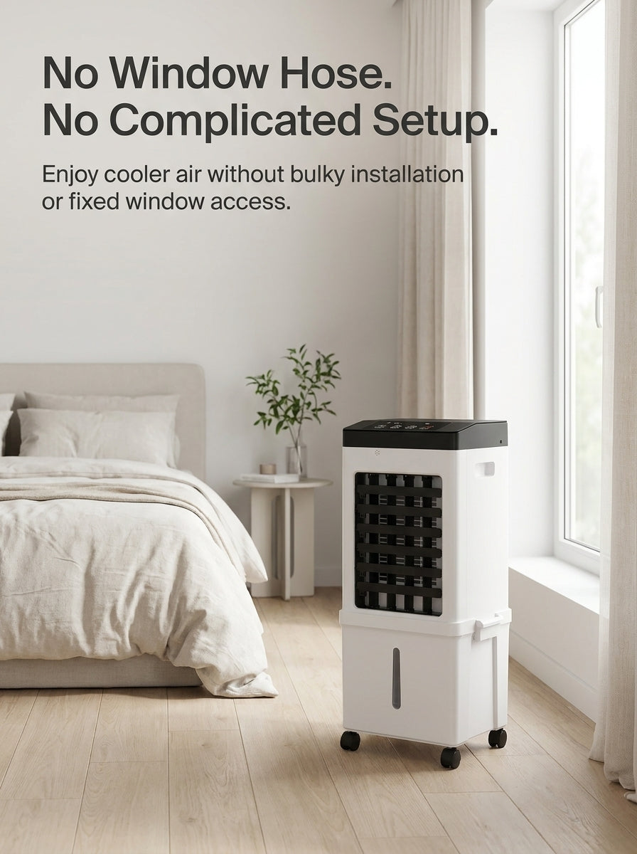 Portable Air Conditioner – No Window Hose AC for Bedroom & Living Room, Portable AC
