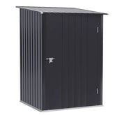 Stoneford 3.3' × 3.4' Compact Metal Outdoor Storage Shed with Lockable Door