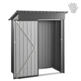 Stoneford Haven 5 × 3 ft Metal Outdoor Storage Shed with Lockable Door & Vents