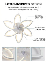 Stoneford Lotus Bloom Ceiling Fan Light